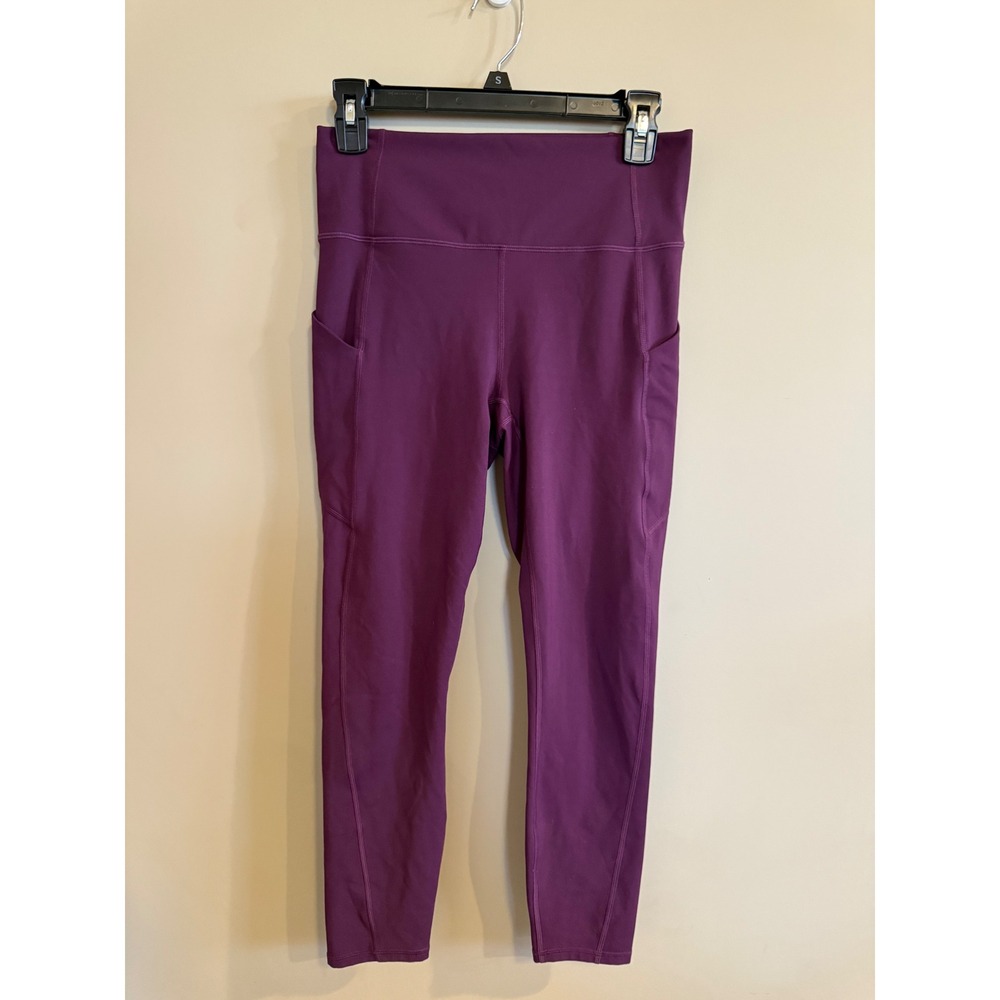 Fabletics PureLuxe High Waisted Leggings‎ with Pockets Plum Purple